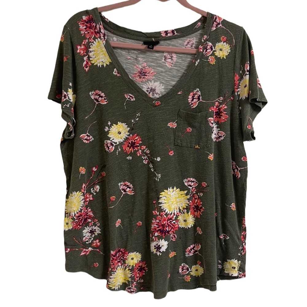 Torrid Casual Floral Top